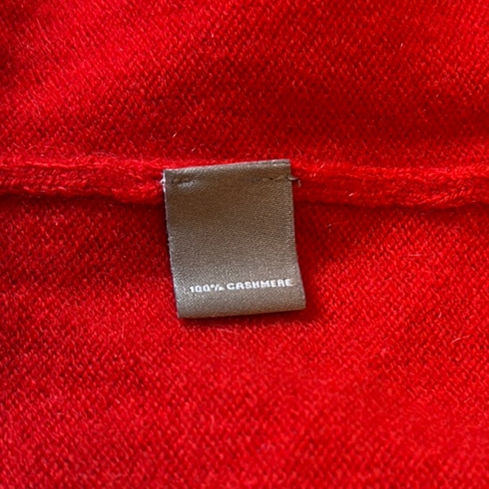 Neiman Marcus | Red Women's Long Cardigan - Picture 6 of 7